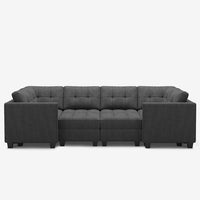 Shadow-Grey-/-Weave-8-Seat-Wraparound-Pit-Sectional
