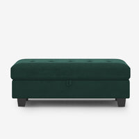 Myrtle-Green-/-Velvet-Module-Large-Ottoman