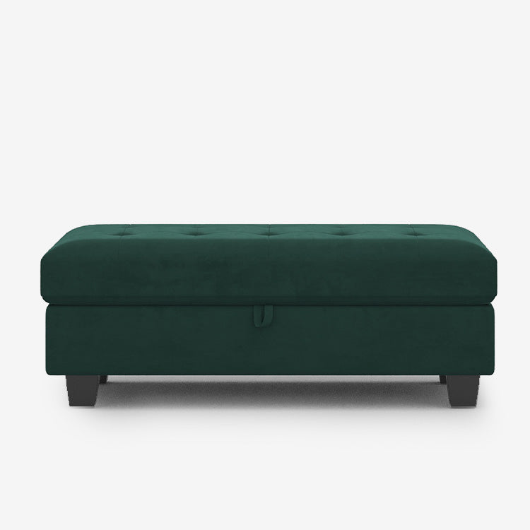 Myrtle-Green-/-Velvet-Module-Large-Ottoman