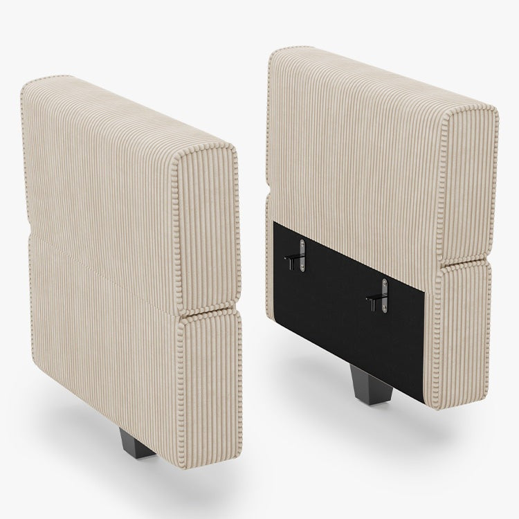 Ivory-Beige-/-Corduroy-Module-Pair-of-Arms