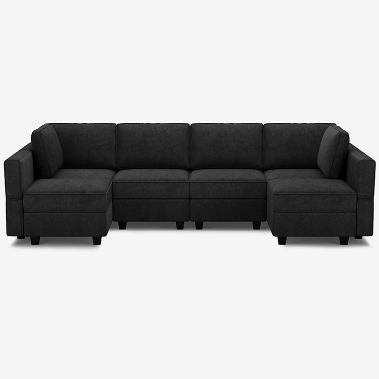 Belffin 6 Seats + 8 Sides  Modular Terry Sofa with Storage Seat