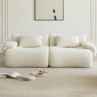 Boucle-Mint-Cream-Loveseat