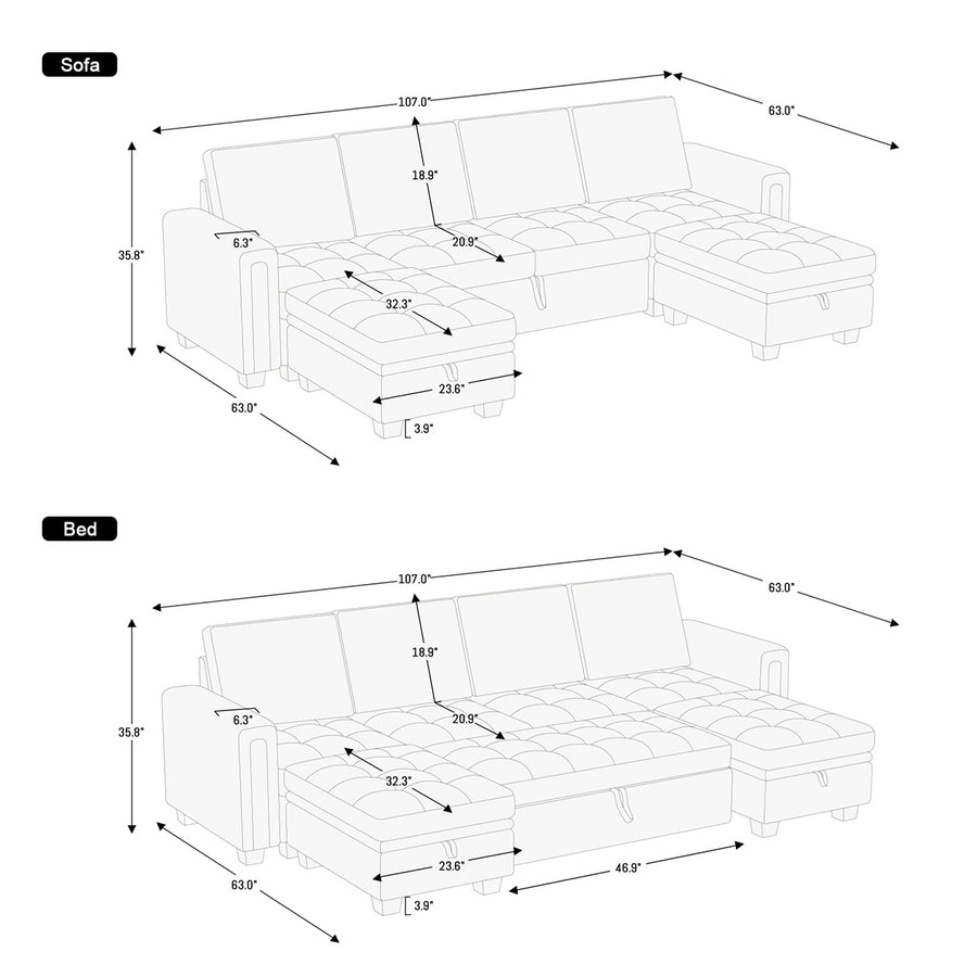6-Seat-U-Shaped-Pullout-Sectional-dimension