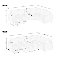 7-Seat-U-Shaped-Pullout-Sectional-dimension