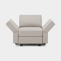 Soforia-Arm-Chair-Pearl-Grey-Velvet-Adjustable-Backrest