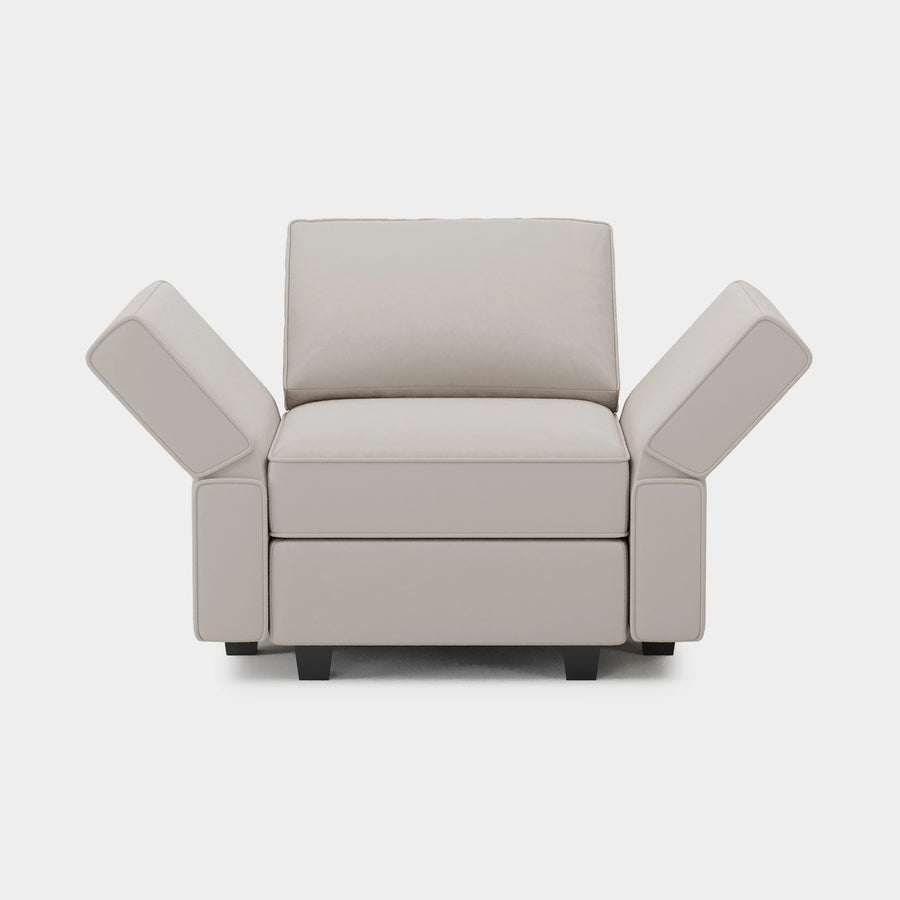 Soforia-Arm-Chair-Pearl-Grey-Velvet-Adjustable-Backrest
