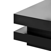 High Gloss Minimalist Design Coffee Table with LED Lights BSN