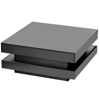 High Gloss Minimalist Design Coffee Table with LED Lights BSN