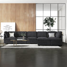 Thara 9 Seats + 8 Sides Oversized Modular Chenille Cloud  Sofa with Large Storage Seat