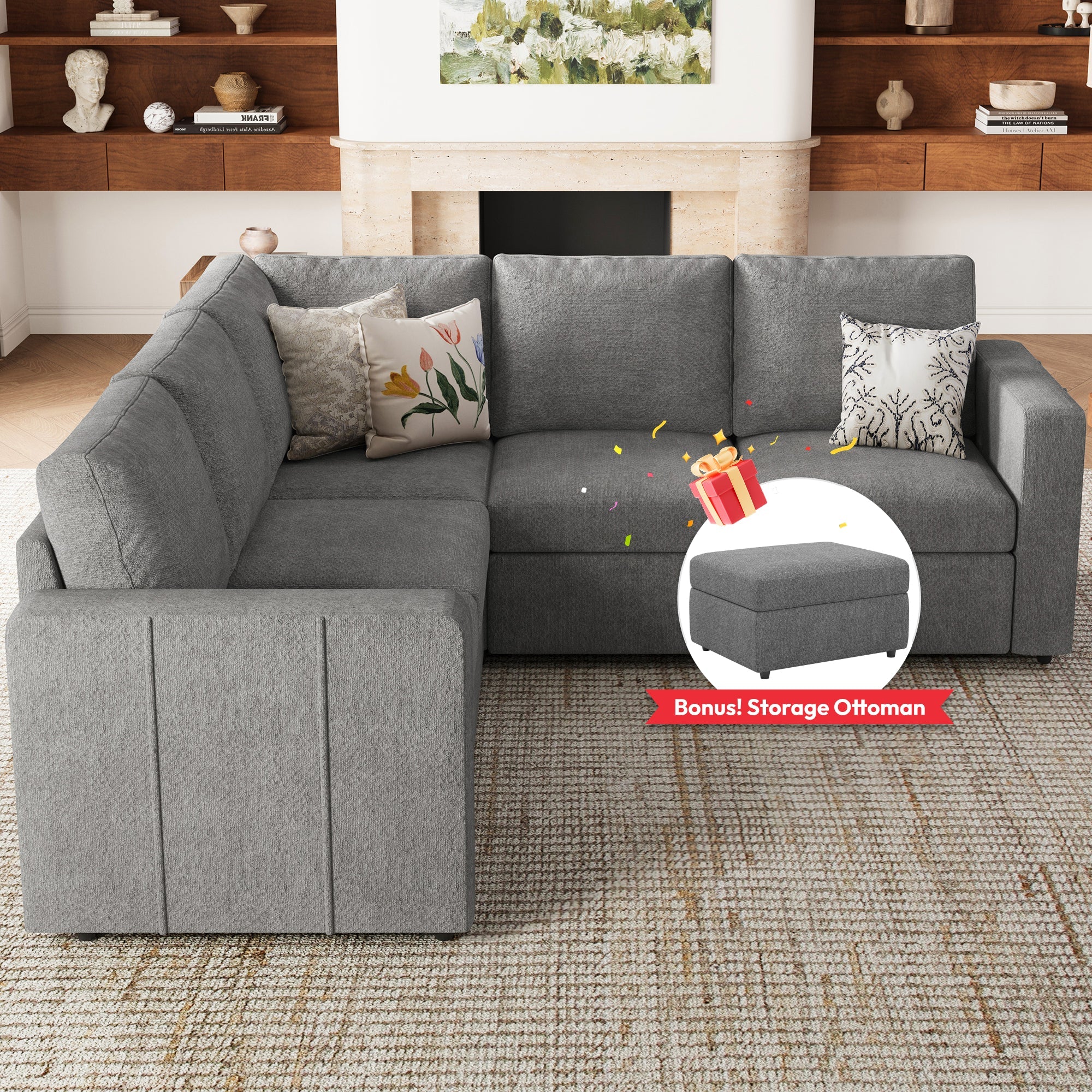 🎁 Elva Modern Pull-out Sofa (100% off)