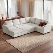 Vesper Pull-out Sectional Sofa
