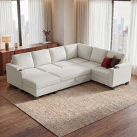 Vesper Pull-out Sectional Sofa