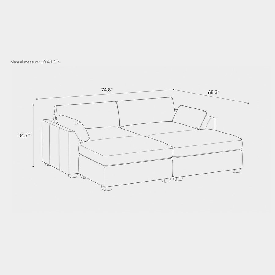 4-Seat-Pit-Sectional-dimension