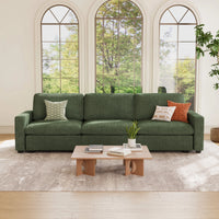 Olivewood-Green-/-Corduroy-3-Seat-Sofa