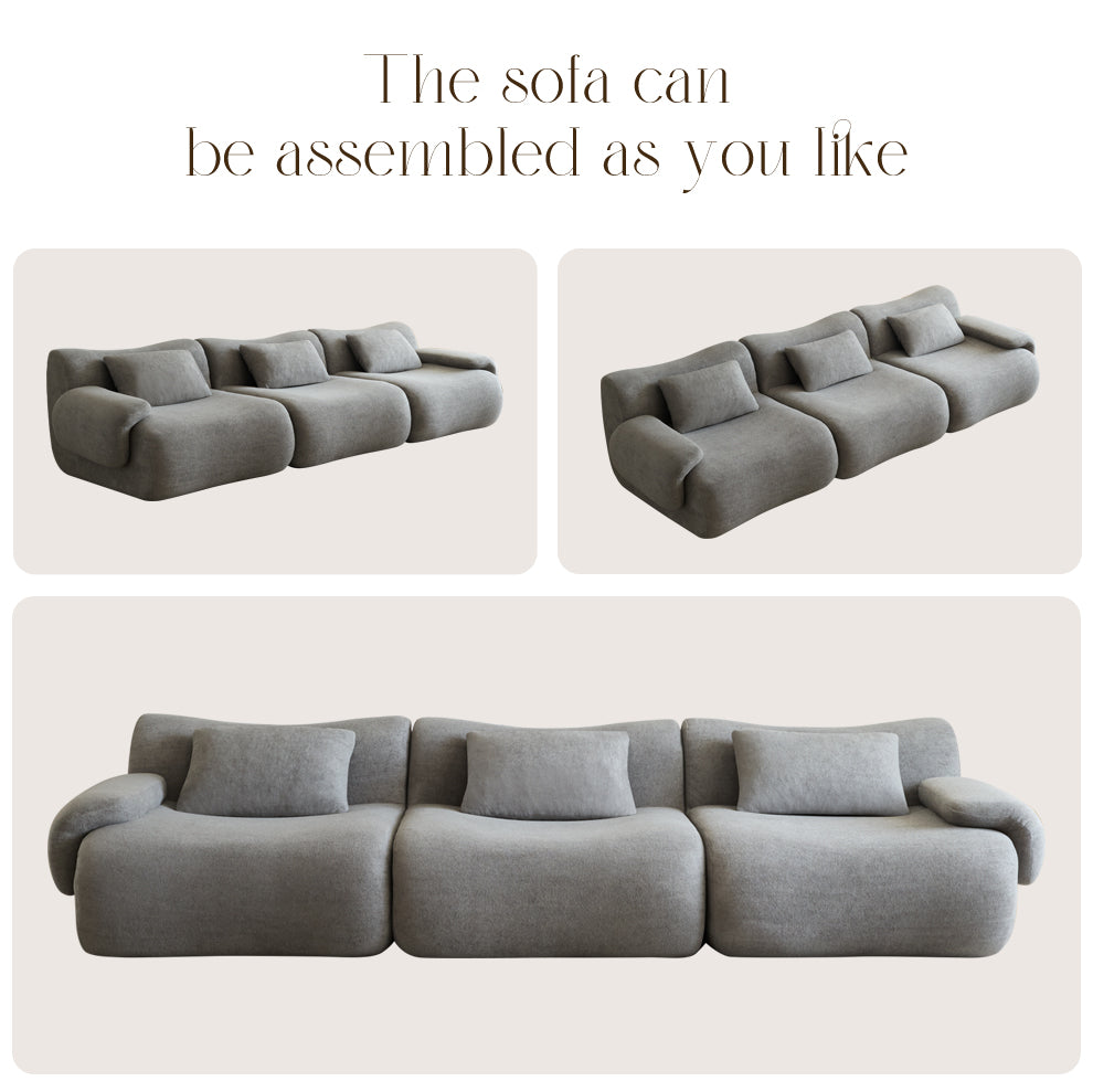 Boucle-Pure-Grey-3-Seats-Sofa