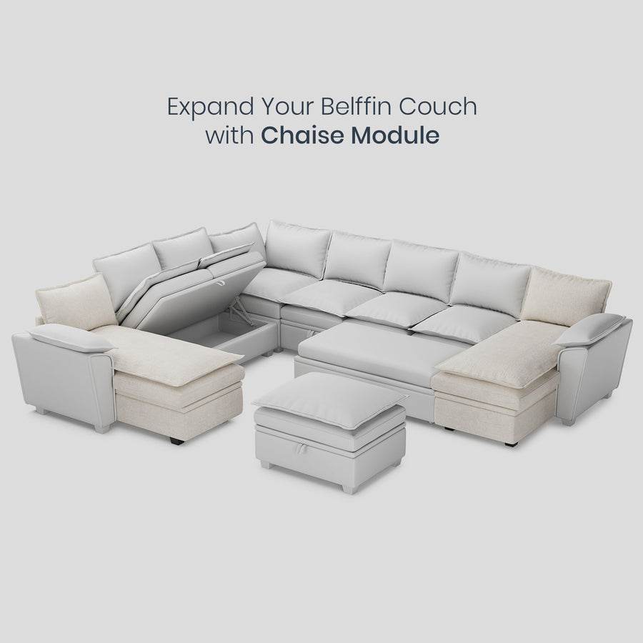 Misty-White-/-Chenille-Module-Reversible-Chaise