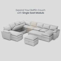 Misty-White-/-Chenille-Module-Seat