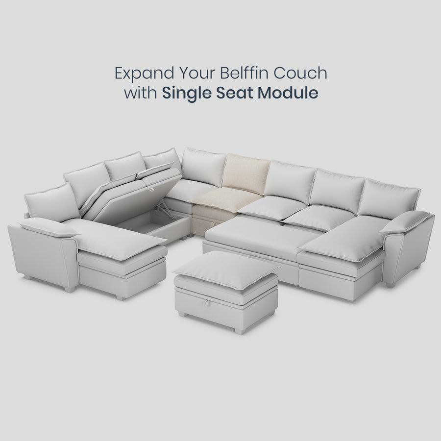 Misty-White-/-Chenille-Module-Seat