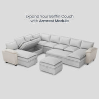 Misty-White-/-Chenille-Module-Pair-of-Arms