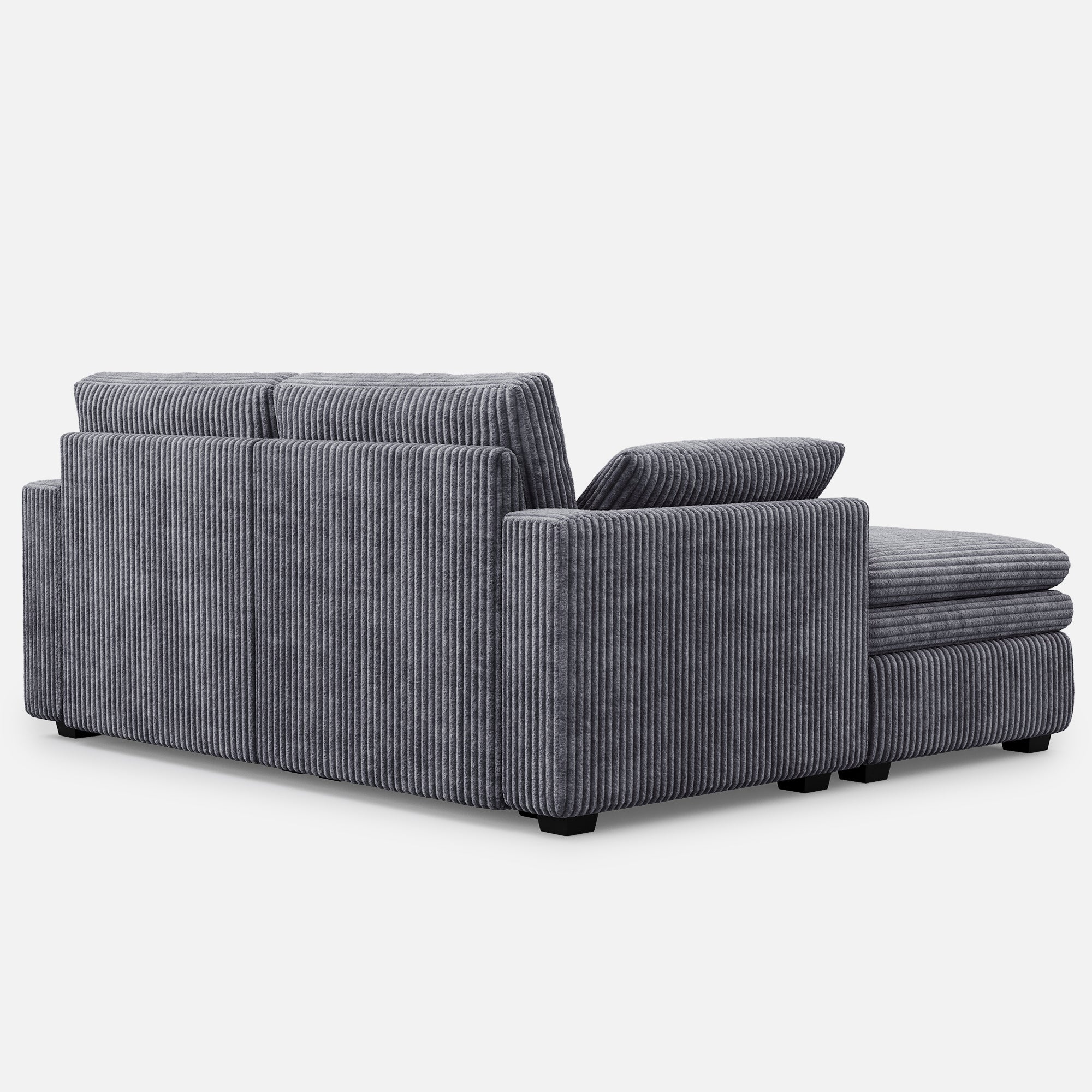 Vayla Oversized Cloud Double Chaise Sofa Sleeper Loveseat