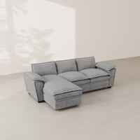 Cloud-Grey-/-Chenille-3-Seat-Left-Chaise-Sectional