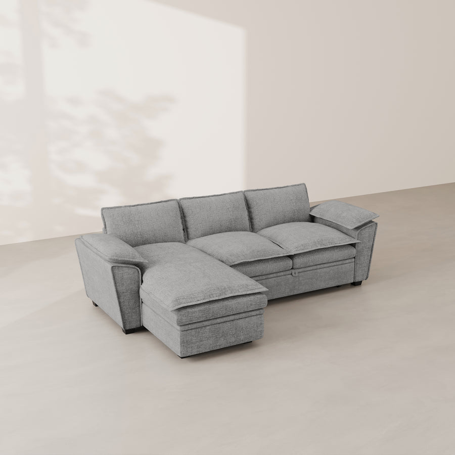 Cloud-Grey-/-Chenille-3-Seat-Left-Chaise-Sectional