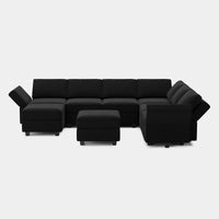 Midnight-Black-/-Velvet-8-Seat-U-Shaped-Sectional