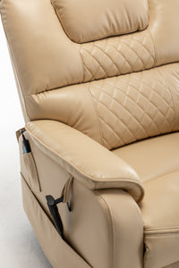 Smooth-Cream-/-Faux-Leather