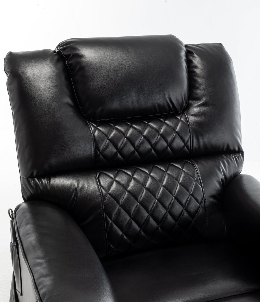 Sand-Black-/-Faux-Leather