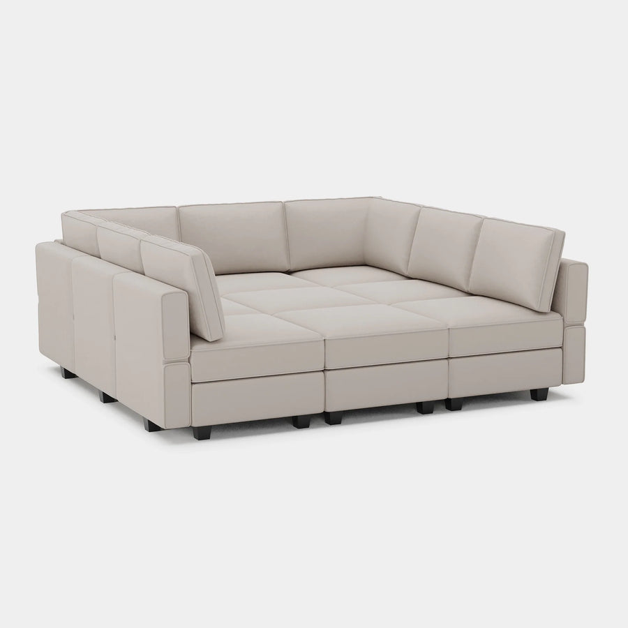 Pearl-Grey-/-Velvet-9-Seat-Pit-Sectional