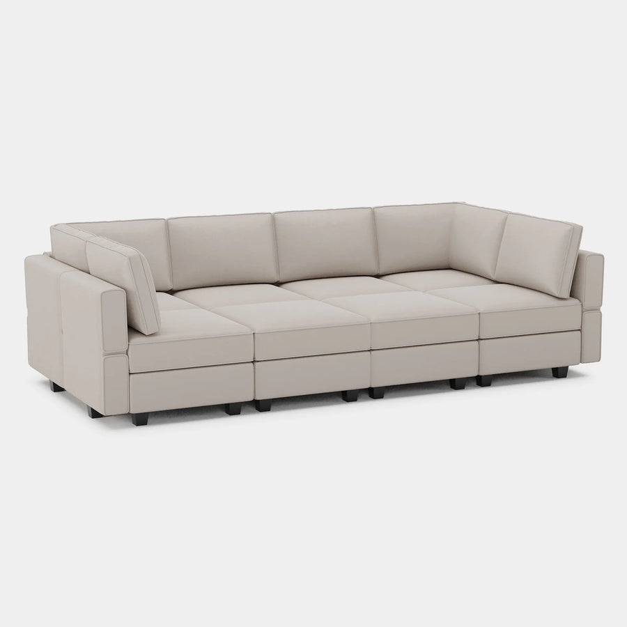 Pearl-Grey-/-Velvet-8-Seat-Pit-Sectional