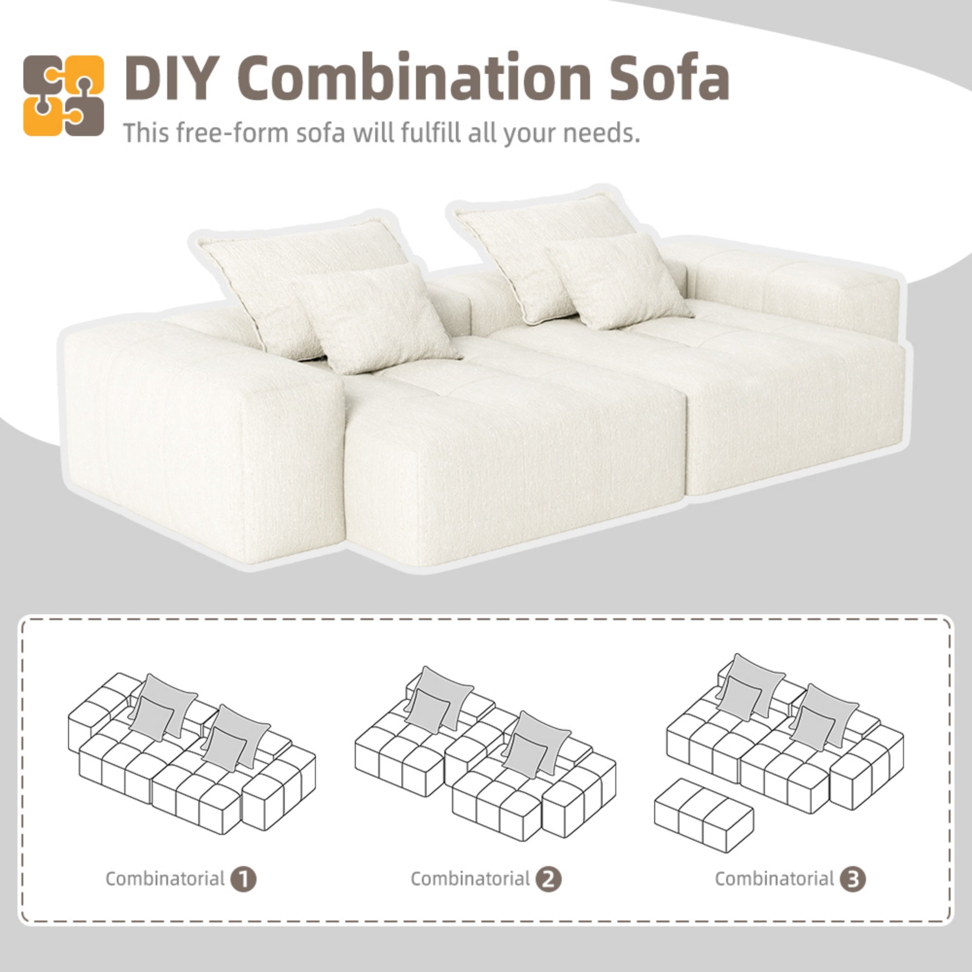 Chenille-Oatmeal-Beige-Loveseat