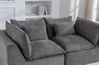 Velora Oversized Modular Loveseat Sofa