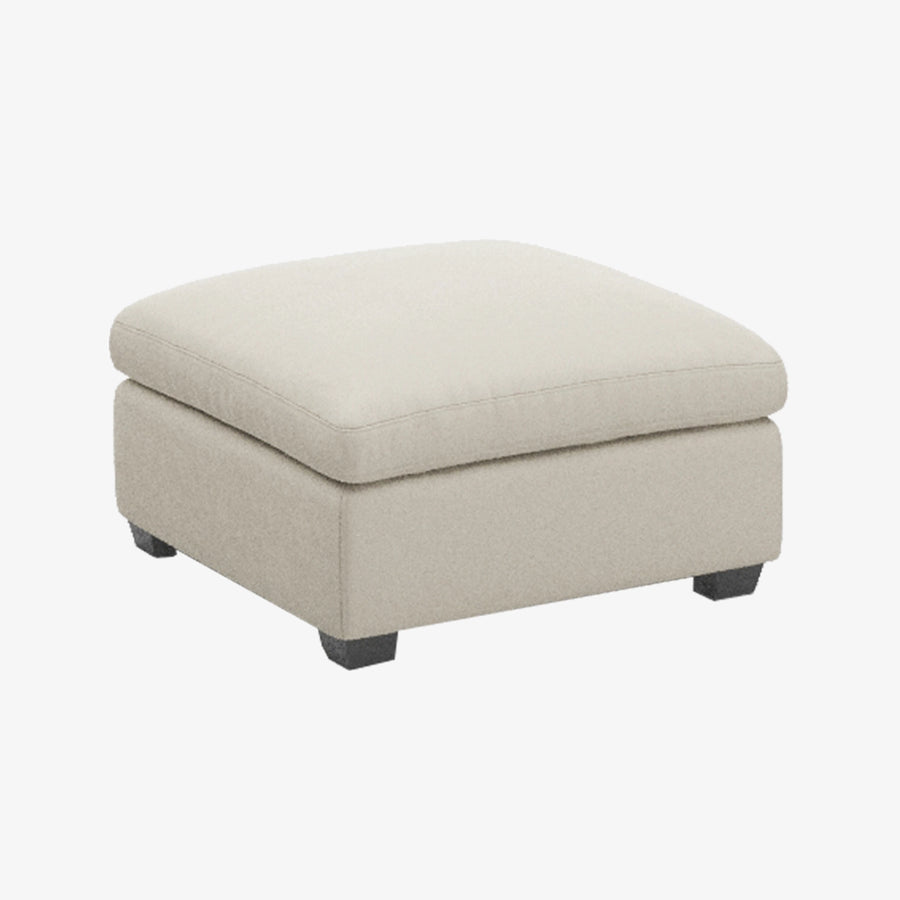Cosmic-Latte-/-Velvet-Module-Ottoman