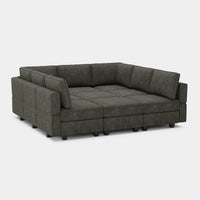 Charcoal-Grey-/-Terry-9-Seat-Pit-Sectional
