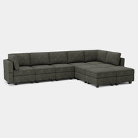 Charcoal-Grey-/-Terry-9-Seat-L-Shaped-Sectional