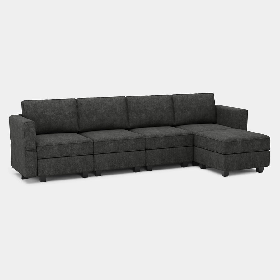 Charcoal-Grey-/-Terry-5-Seat-L-Shaped-Sectional
