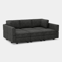 Charcoal-Grey-/-Terry-6-Seat-Pit-Sectional