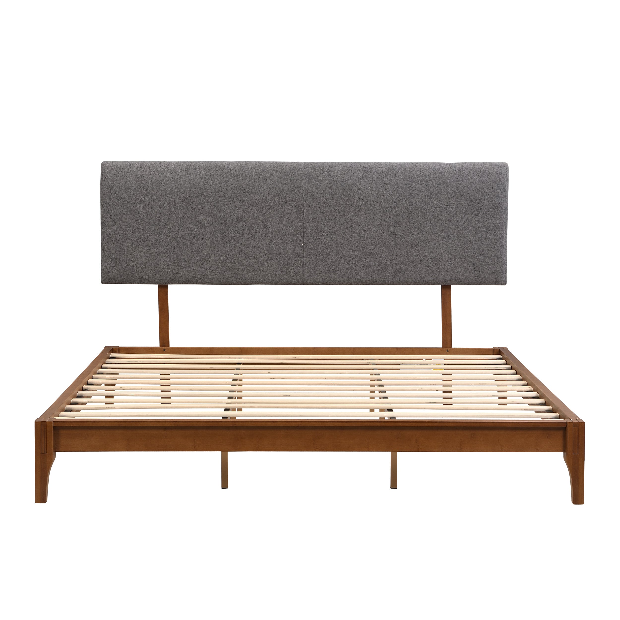 Solid Dry Bamboo Wood Bed - King