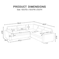 5-Seat-L-Shaped-Corner-Sectional-dimension