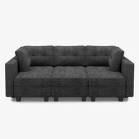 Graphite-Gray-/-Chenille-6-Seat-Pit-Sectional