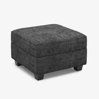Graphite-Gray-/-Chenille-Module-Ottoman