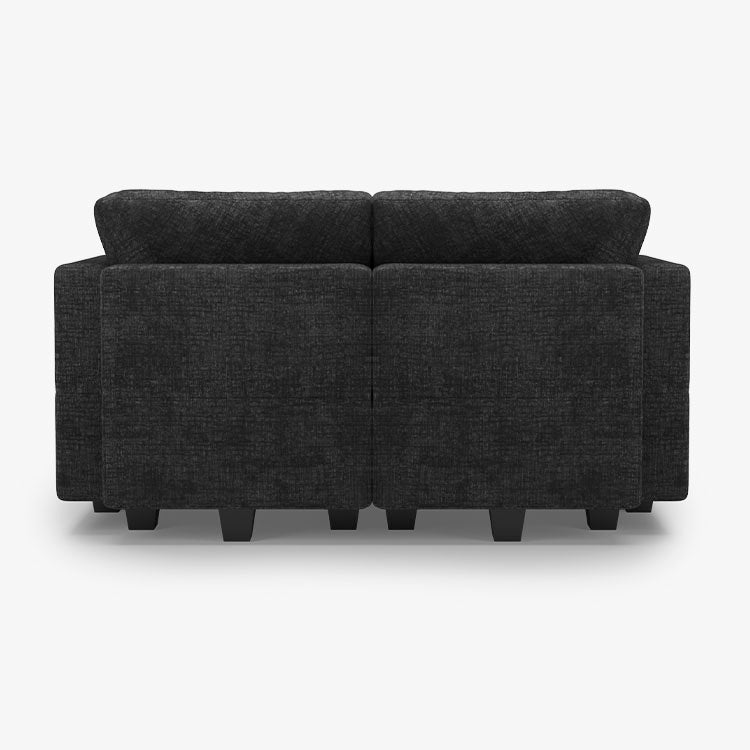 Belffin 4 Seats + 4 Sides Modular Sleeper Chenille Tufted Sofa with Storage Seat