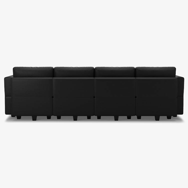 Belffin 6 Seats + 6 Sides Modular Leather Sofa with Storage Seat