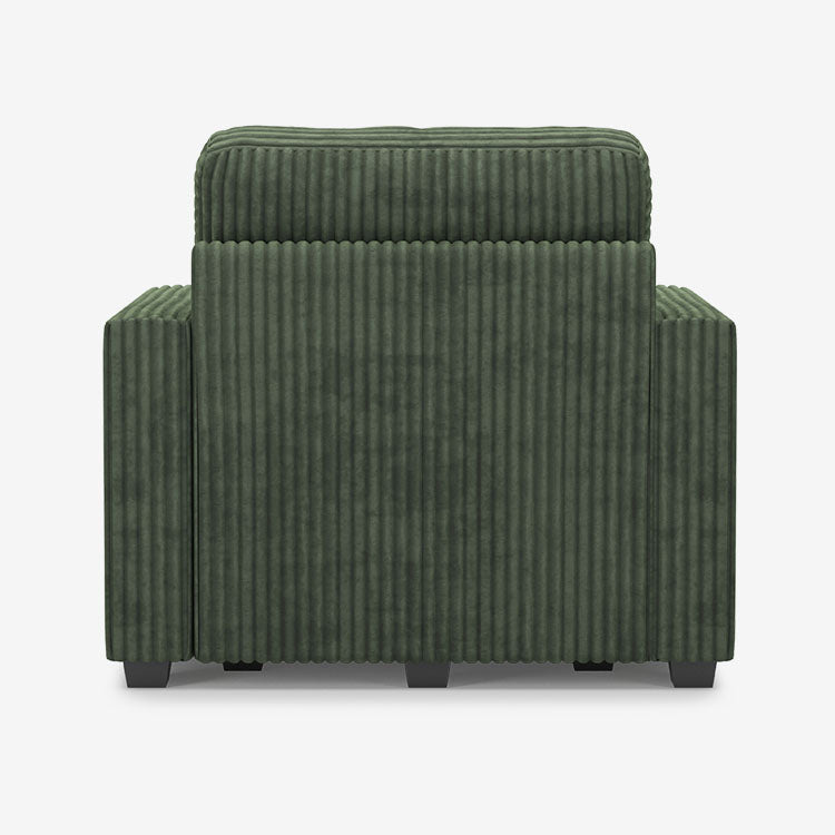 Belffin 1 Seat + 2 Sides Oversized Modular Wide-Ribbed Corduroy Sofa with Large Storage Seat