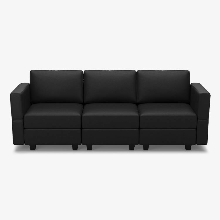 Belffin 3 Seats + 5 Sides Modular Leather Sofa with Storage Seat