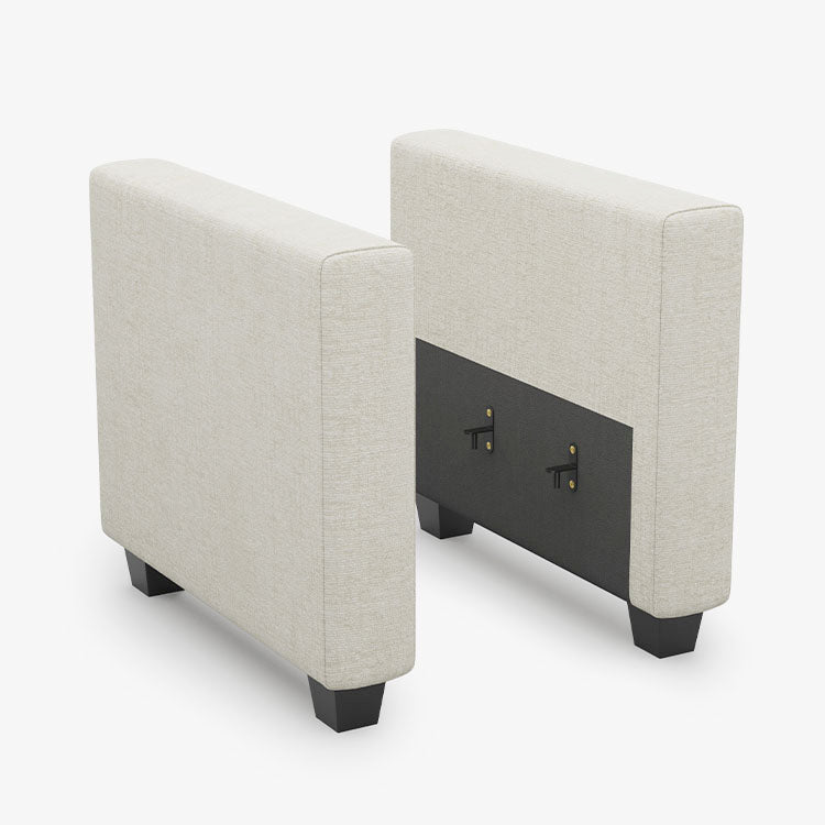 Oatmeal-Beige-/-Chenille-Module-Pair-of-Arms