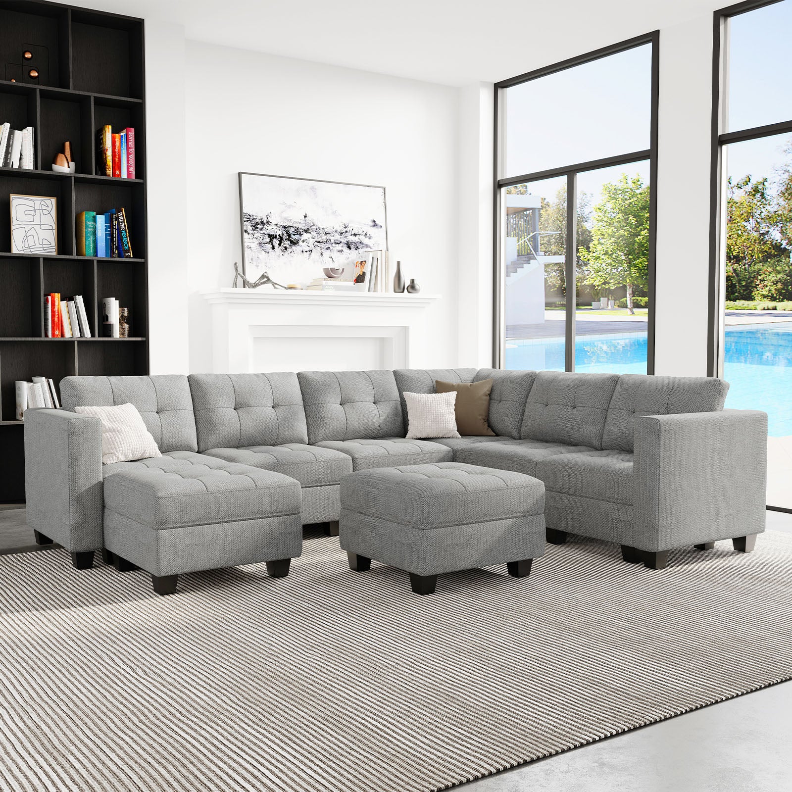 Tesso Modular Sectional Sofa with Adjustable Comfort