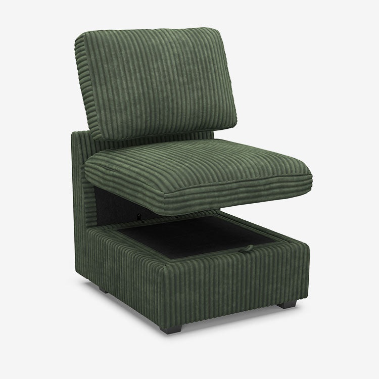 Belffin Oversized Modular Wide-Ribbed Corduroy Seat