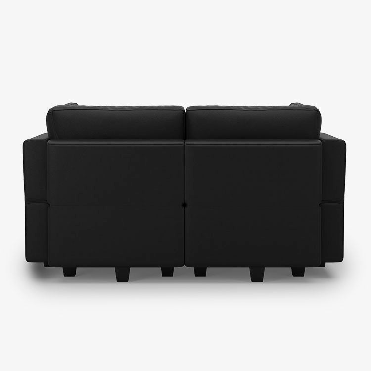 Belffin 4 Seats + 4 Sides Modular Sleeper Leather Sofa with Storage Seat